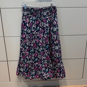 Rails Edina cotton Batik print Tiered Midi Skirt in size Small